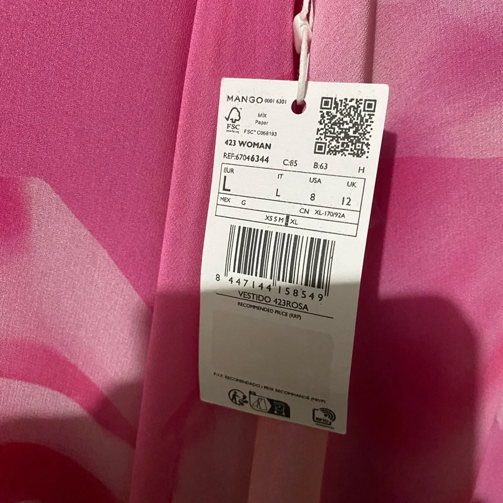 Mango Vibrant Pink Dress - Picture 4 of 5